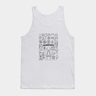 Profession Pattern-Scientists Tank Top